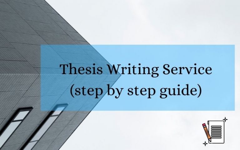 writing thesis services